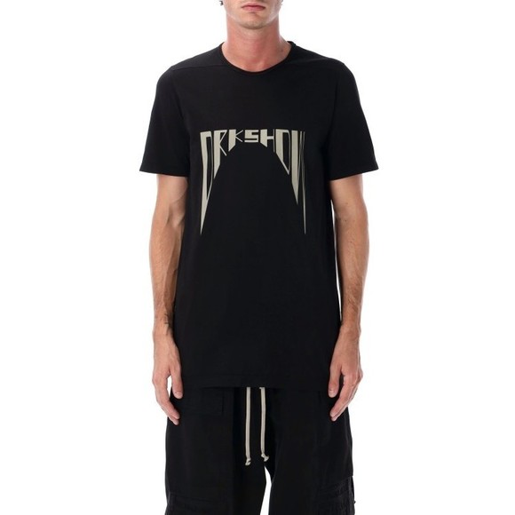 Drkshdw By Rick Owens Level T Black Medium-Weight Cotton Jersey T-Shirt - NWT - Picture 1 of 3